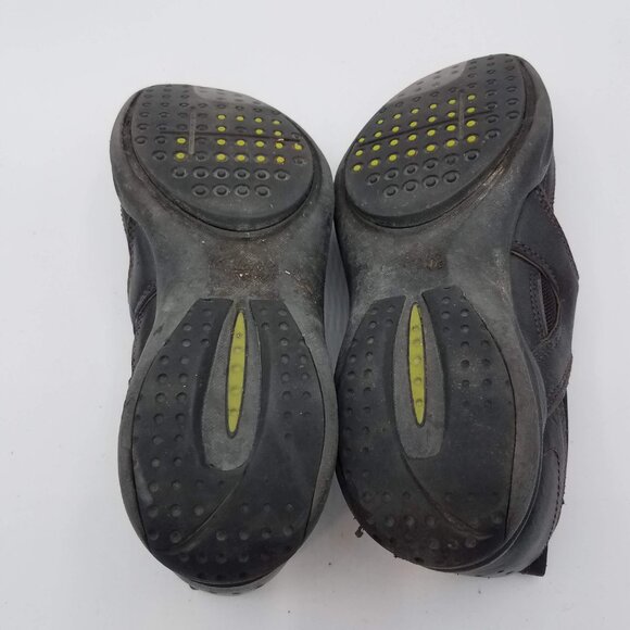 Clarks Wave Walk Womens Size 5.5 M Cruise Mary Jane Shoes Black Leather Comfort - Picture 8 of 10